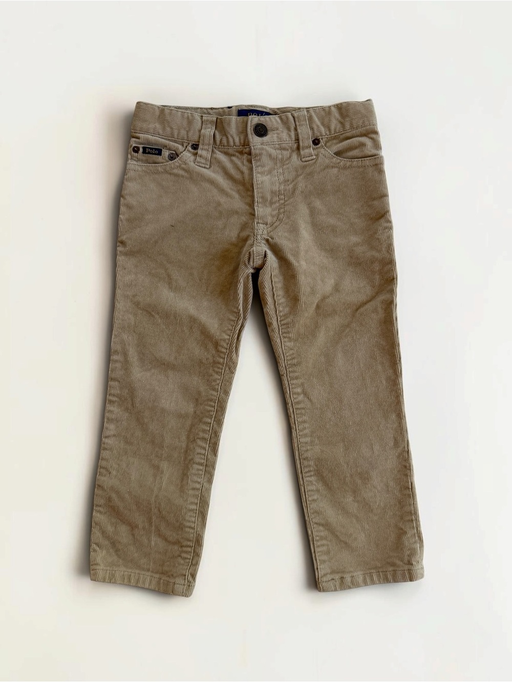 POLO RALPH LAUREN EUC Classic Tan Corduroy Adjustable Waist Pants